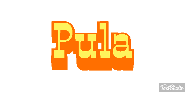 Pula Effetto testo