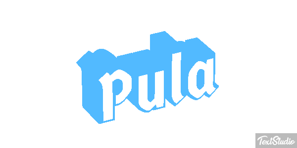 Pula Effetto testo