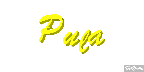 Pula Effetto testo
