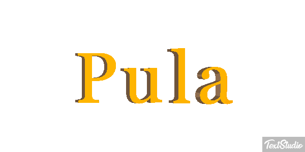 Pula Effetto testo