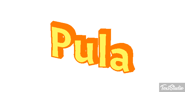 Pula Effetto testo