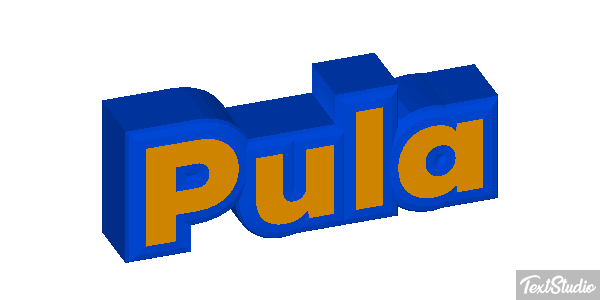 Pula Effetto testo