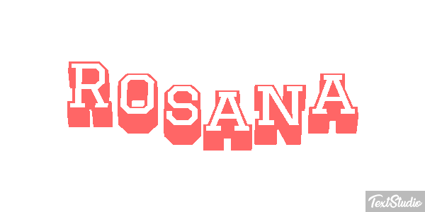 Rosana Efecto de texto