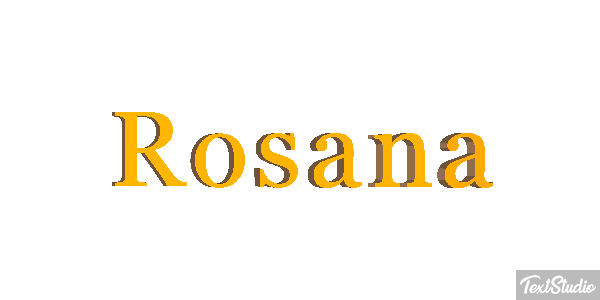 Rosana Efecto de texto