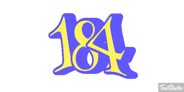 184 Texteffekt