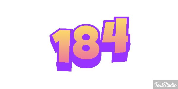 184 Texteffekt