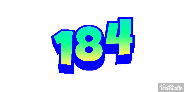 184 Texteffekt