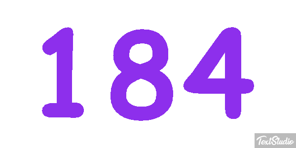 184 Texteffekt