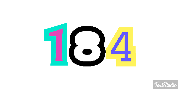 184 Texteffekt