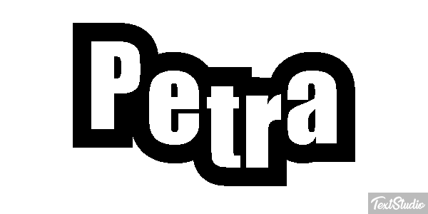 Petra Text effect