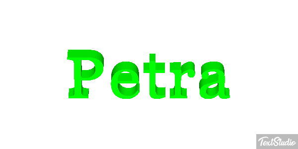 Petra Text effect