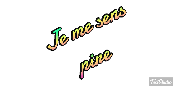 Je me sens pire Effet de texte