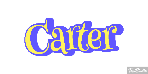 Carter Effetto testo