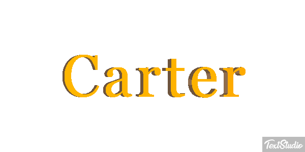 Carter Effetto testo