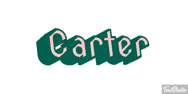 Carter Effetto testo