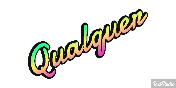 Qualquer Efeito do texto