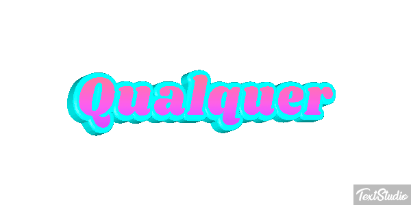 Qualquer Efeito do texto