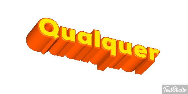 Qualquer Efeito do texto