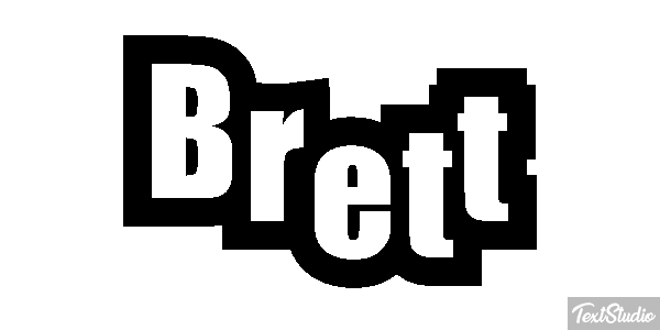 Brett Text effect