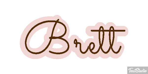 Brett Text effect