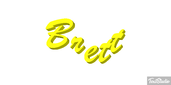 Brett Text effect