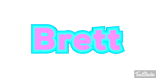 Brett Text effect