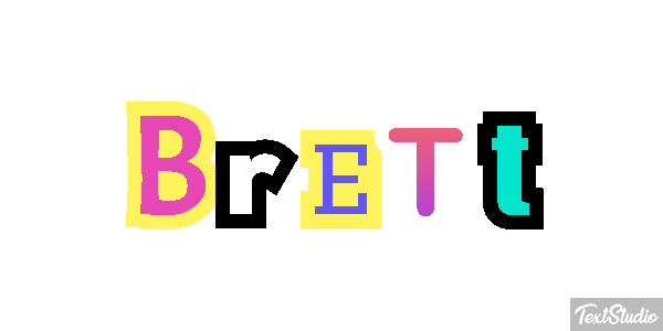 Brett Text effect