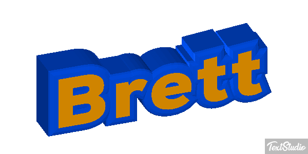 Brett Text effect