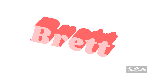 Brett Text effect