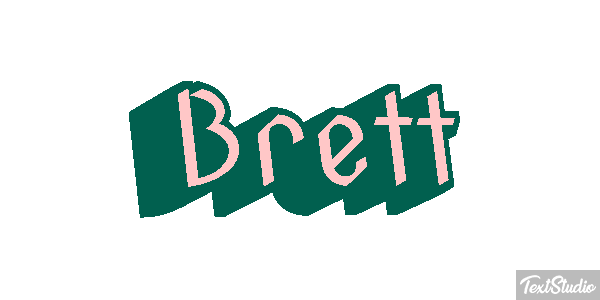 Brett Text effect