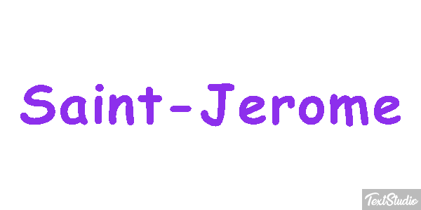 Saint-Jérôme Effetto testo
