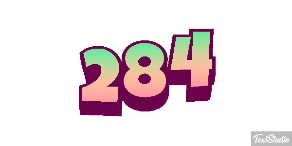 284 Efekt tekstowy