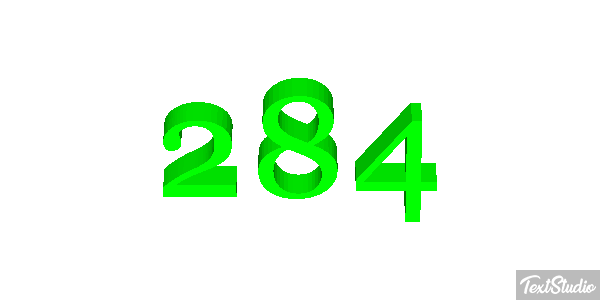 284 Efekt tekstowy