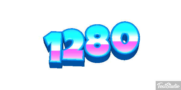 1280 Text effect