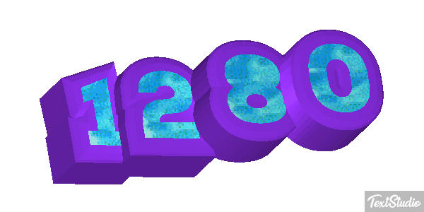 1280 Text effect