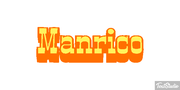Manrico Effetto testo
