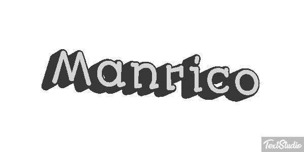 Manrico Effetto testo