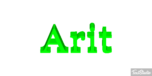 Arit Text effect