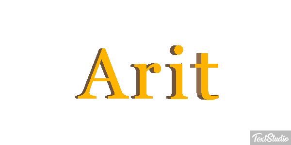 Arit Text effect