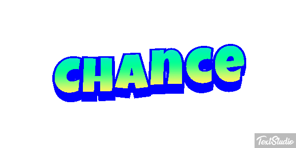 Chance Text effect