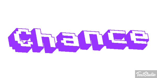 Chance Text effect