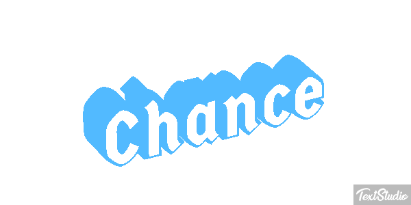 Chance Text effect