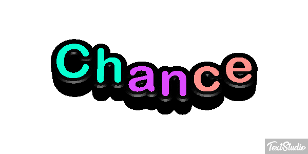 Chance Text effect