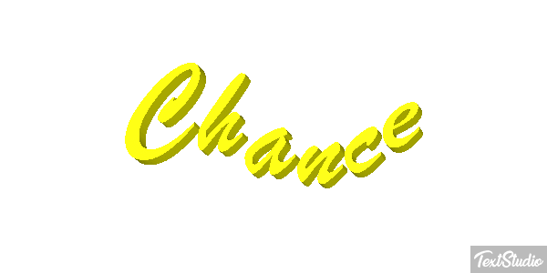 Chance Text effect