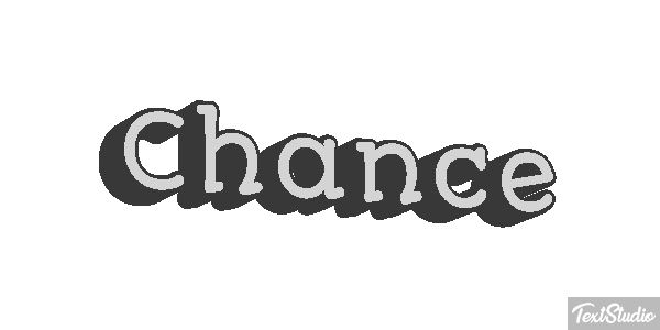 Chance Text effect