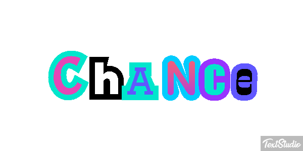 Chance Text effect