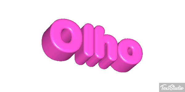 Olho Efeito do texto