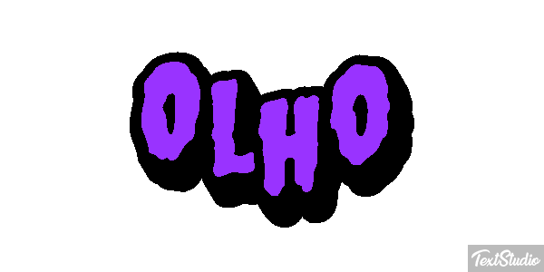 Olho Efeito do texto