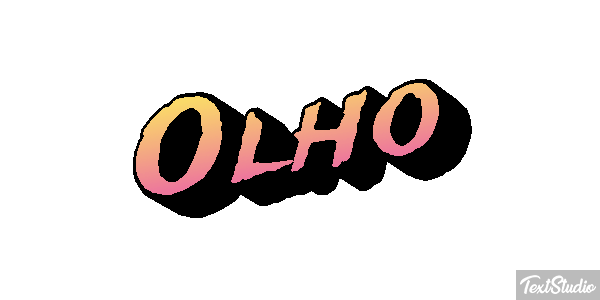 Olho Efeito do texto