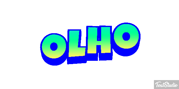 Olho Efeito do texto